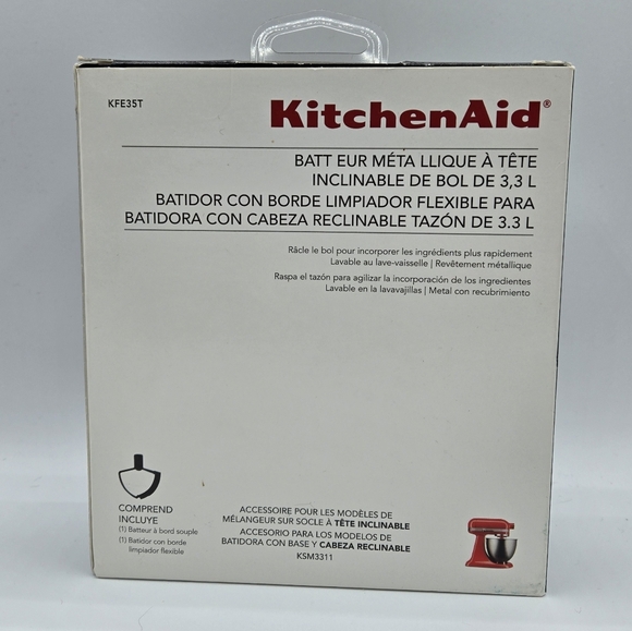 Kitchenaid 3.5 qt tilt head flex edge Beater KSM3311 - Picture 5 of 8